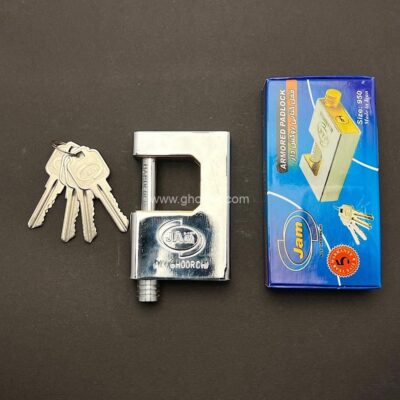 قفل کتابی جام کلید دوشیار سایز 100