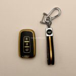 کاور ریموت هیوندایی و کیا سه دکمه طرح چرم با بند ست