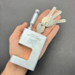 قفل کتابی گیرا کد 014 سوپر G | کلید ایزویی، میله یکطرفه، ضدبرش - Image 2