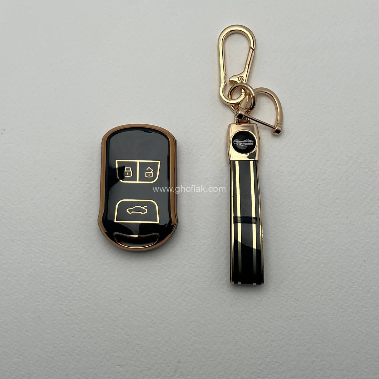 photo_2_2024-11-30_16-30-44 کاور ریموت آریزو و تیگو ریموت کوچک طرح براق با بند ست - Image 1