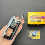 قفل کتابی کهن مدل بیضی کلید دوشیار سایز 95 - Image 3