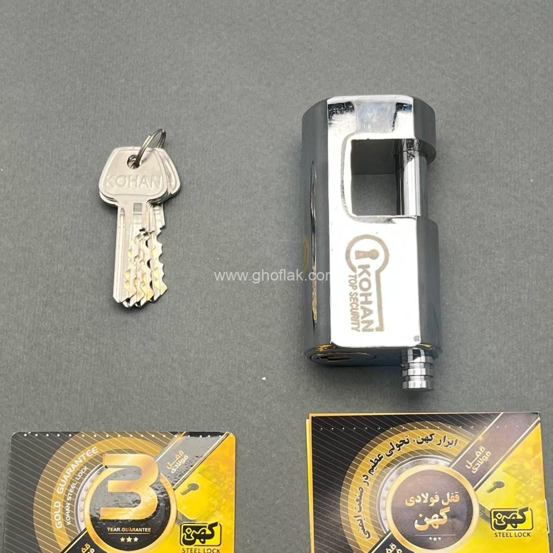 photo_3_2025-05-08_16-14-36 قفل کتابی کهن سایز 85 مدل بیضی کلید دوشیار - Image 1