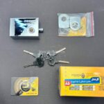 قفل کتابی کهن مدل گارد دار کلید سولکسی سایز 85