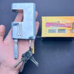 قفل کتابی کهن کلید دوشیار سایز 100 - Image 2