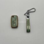 کاور ریموت پژو 405 و پارس دو دکمه کلید تاشو طرح براق با بند ست - Image 6