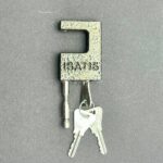 قفل کتابی ایساتیس سایز 60 کلید معمولی - Image 3