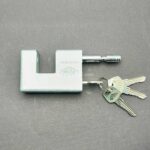 قفل کتابی پارس سایز 100 | کلید دوشیار، سیلندر برنجی، ضدبرش - Image 3