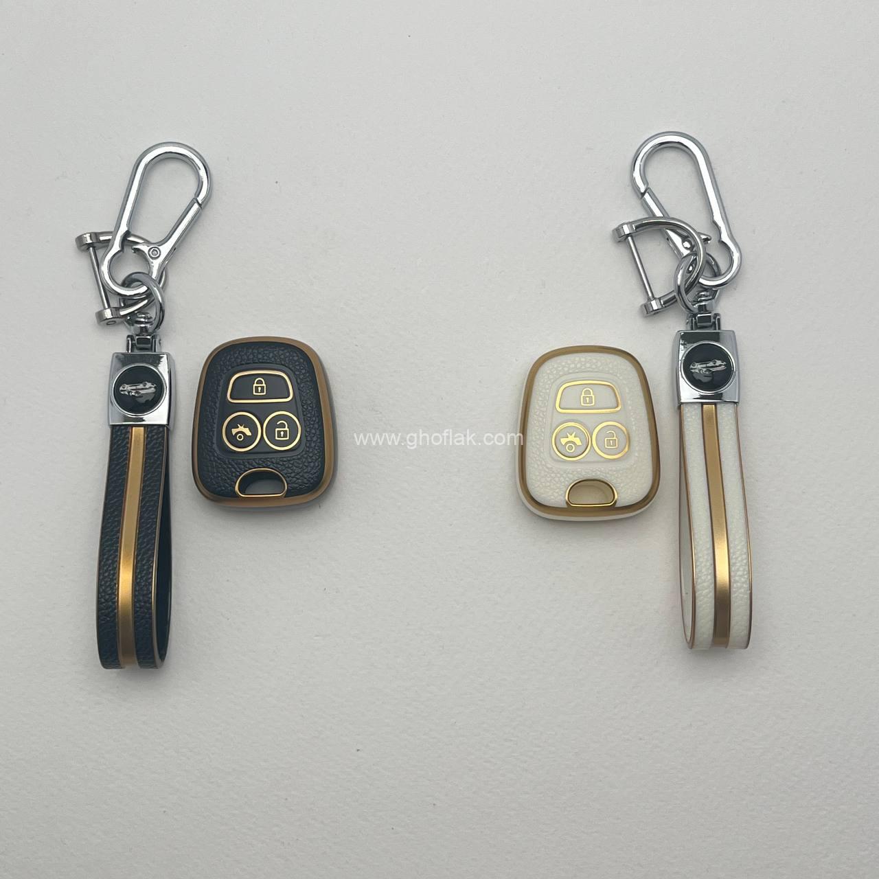 photo_8_2024-11-27_20-11-02 کاور ریموت سایپا (پراید و تیبا و کوییک) طرح چرم با بند ست - Image 1