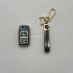 کاور ریموت پژو 405 و پارس دو دکمه کلید تاشو طرح براق با بند ست - Image 4