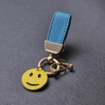 آویز چرم کوتاه رنگی گلدار - Image 8