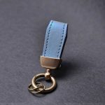 آویز چرم کوتاه رنگی گلدار - Image 9