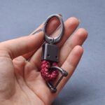 آویز چرم کوتاه رنگی - Image 6