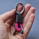 آویز چرم کوتاه رنگی - Image 3