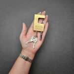 قفل کتابی برنجی مارک گیلا (مهدی) سایز 60