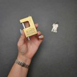 قفل کتابی برنجی مارک گیلا (مهدی) سایز 60