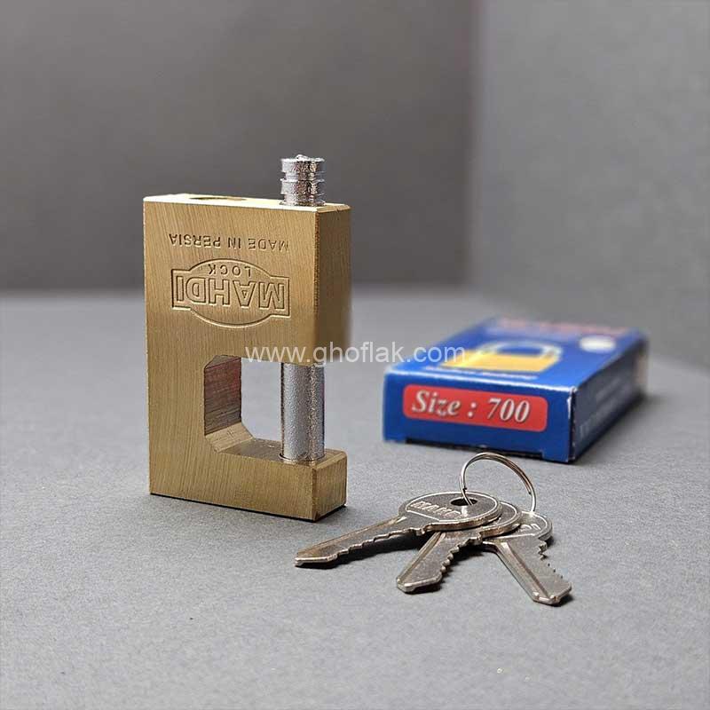 قفل-کتابی-برنجی-مارک-گیلا-(مهدی)-سایز-70-01 قفل کتابی برنجی مارک گیلا (مهدی) سایز 70