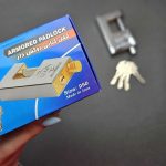 قفل کتابی جام کلید دوشیار سایز 100