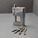 قفل کتابی جام کلید دوشیار سایز 100