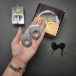 قفل کتابی کهن مدل گارد دار کلید سولکسی سایز 85