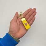 آویز چرم طرح گل رز - Image 4