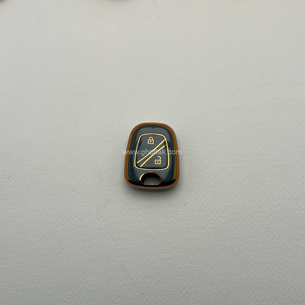 photo_1_2024-11-30_20-32-51 کاور ریموت سایپا دو دکمه طرح براق - Image 1