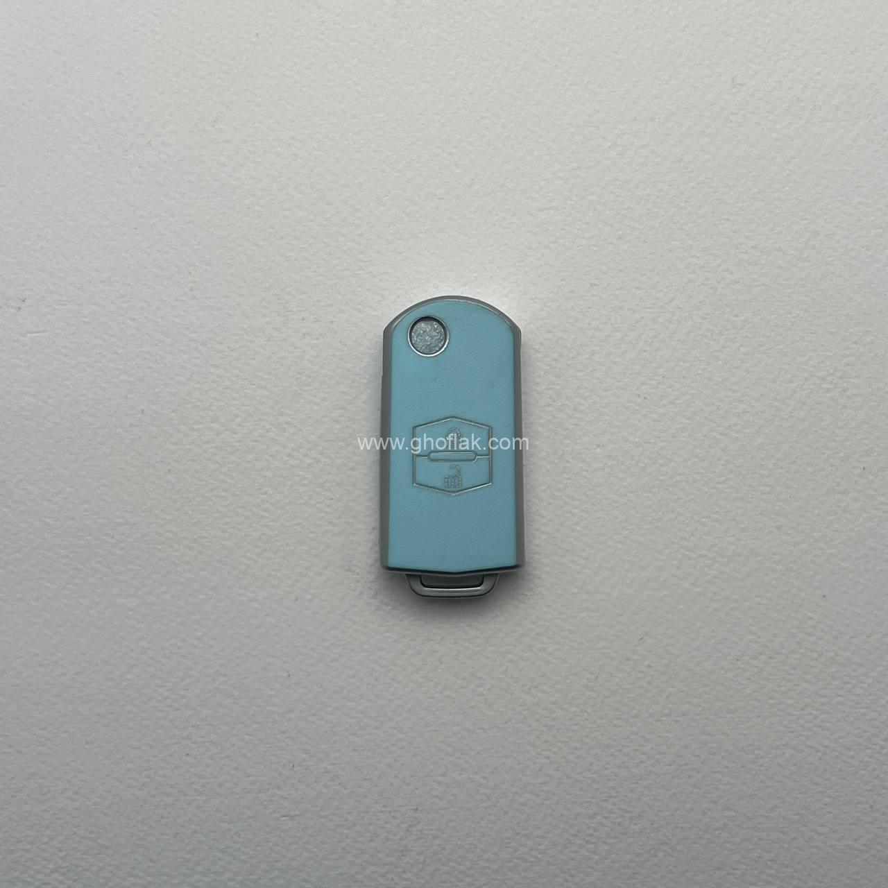 photo_2_2024-11-30_17-18-44 کاور ریموت مزدا 3 کلید تاشو طرح چرم - Image 1