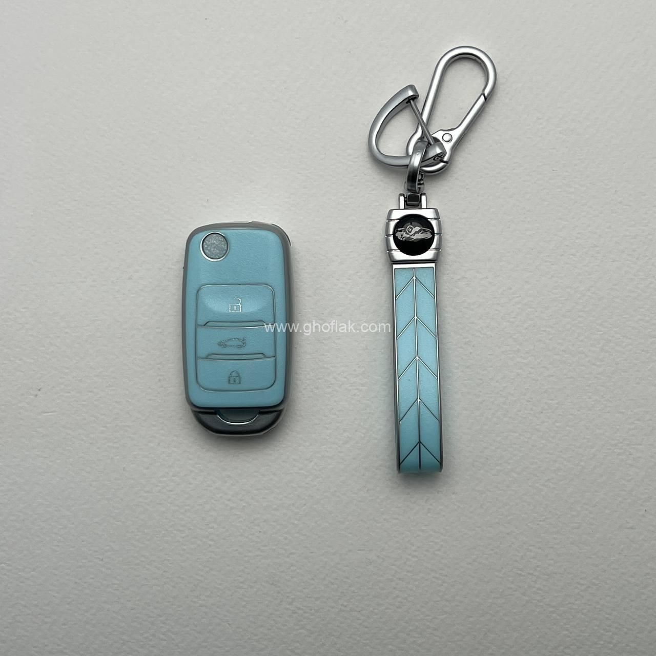 photo_2_2024-11-30_19-57-20 کاور ریموت چانگان کلید تاشو طرح چرم با بند ست - Image 1