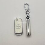 کاور ریموت مزدا 3 کلید تاشو طرح چرم با بند ست - Image 3