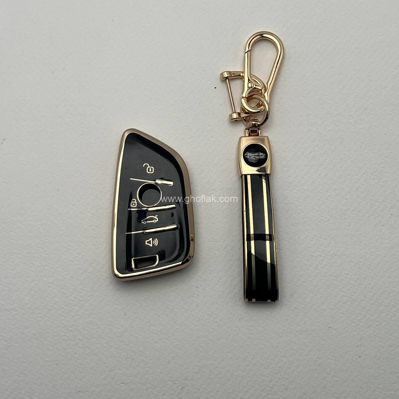 photo_3_2024-11-30_16-08-31 کاور ریموت بی ام و سری 7 طرح براق با بند ست - Image 1