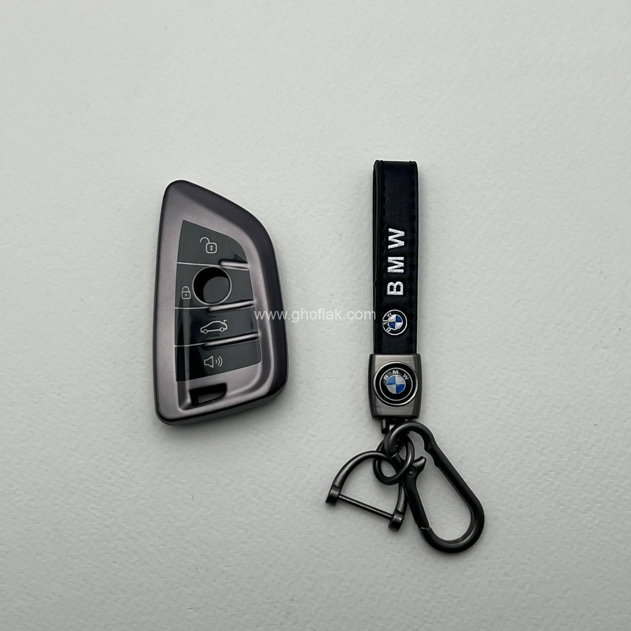 photo_4_2024-11-30_16-08-31 کاور ریموت بی ام و سری 7 طرح متالیک با بند ست - Image 1