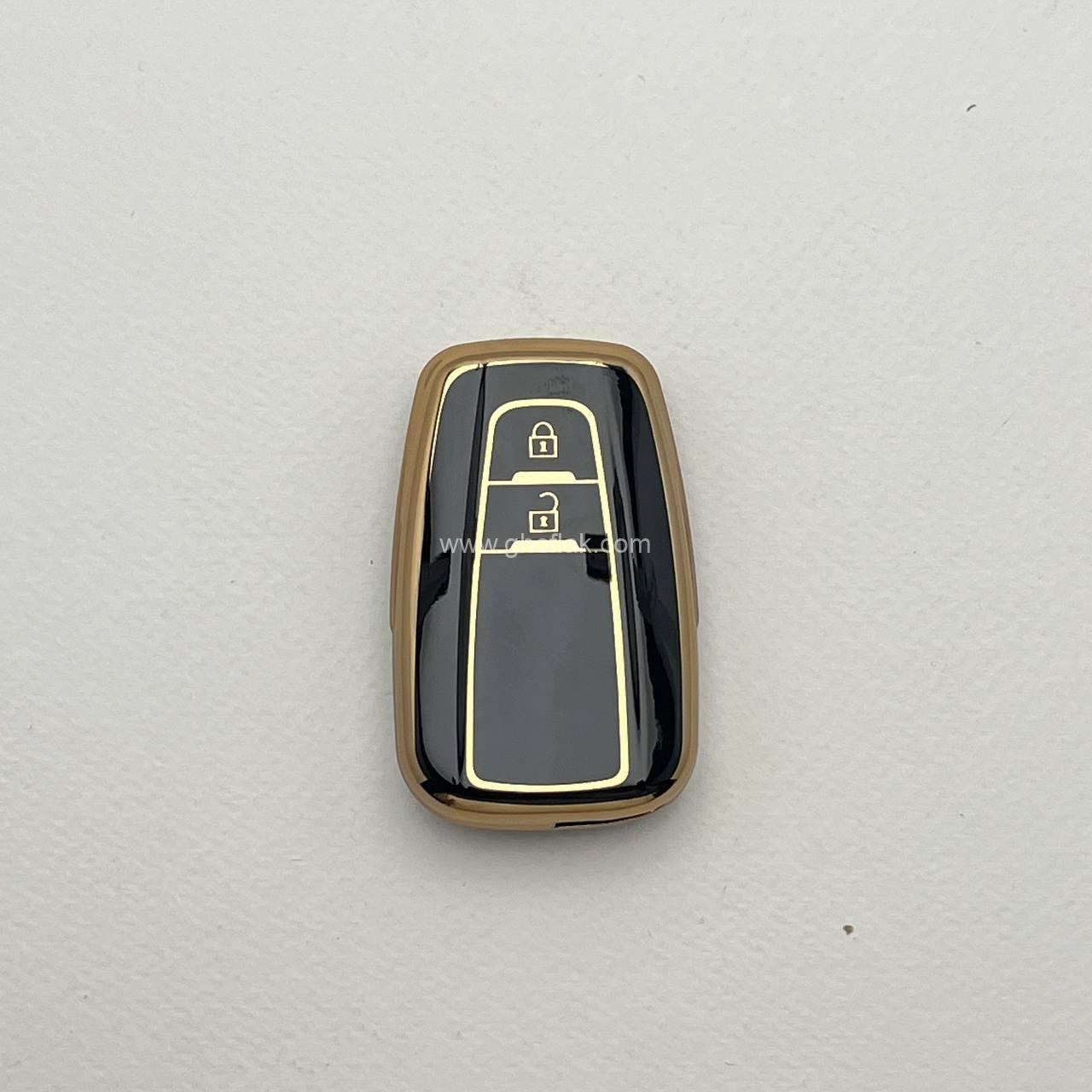 photo_9_2024-12-18_18-24-14 کاور ریموت تویوتا سی اچ ار و لوین بنزینی دو دکمه طرح براق - Image 1