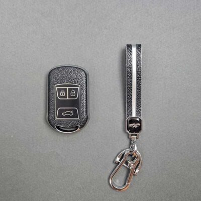 کاور ریموت آریزو و تیگو ریموت کوچک طرح چرم با بند ست