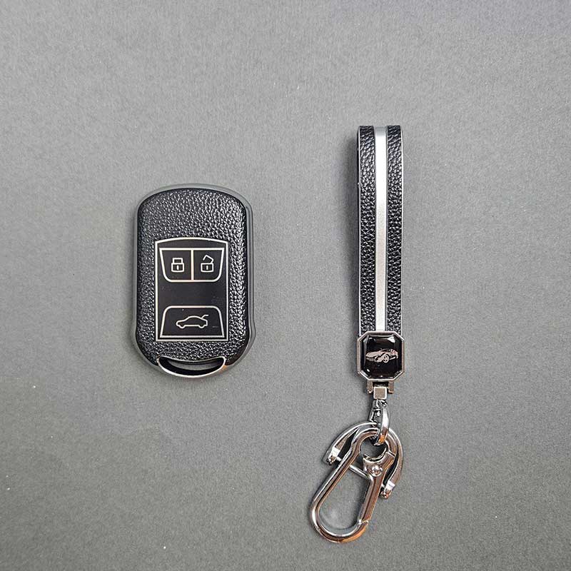 تیگو-کوچک-مات-02 کاور ریموت آریزو و تیگو ریموت کوچک طرح چرم با بند ست - Image 1