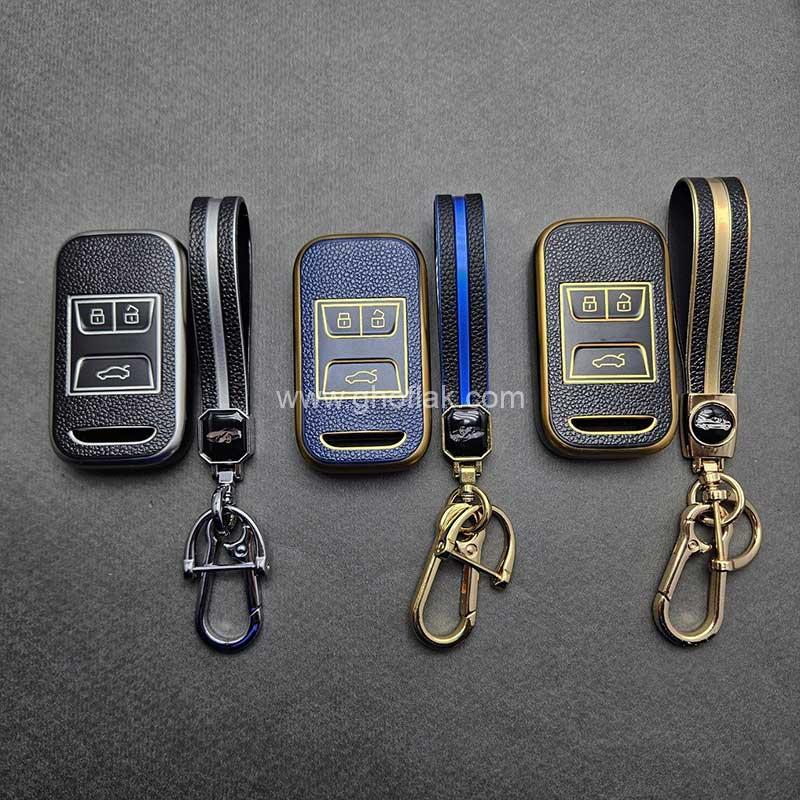 کاور-ریموت-آریزو-و-تیگو-ریموت-بزرگ-طرح-چرم-با-بند-ست-04. کاور ریموت آریزو و تیگو ریموت بزرگ طرح چرم با بند ست - Image 1