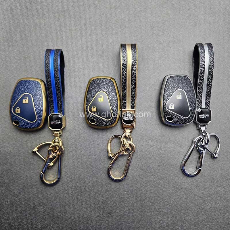 کاور-ریموت-ال-نود-و-ساندرو-طرح-چرم-با-بند-ست-03 کاور ریموت ال نود و ساندرو طرح چرم با بند ست - Image 1