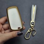 کاور ریموت بی ام و مشترک با کوییک و کلوت کیلس طرح چرم با بند ست - Image 9