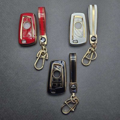 کاور ریموت بی ام و مشترک با کوییک کلید تاشو طرح براق با بند ست