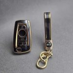 کاور ریموت بی ام و مشترک با کوییک کلید تاشو طرح براق با بند ست - Image 8