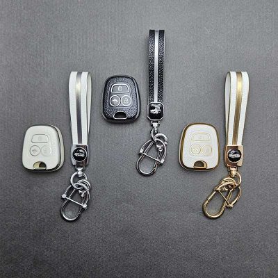 کاور ریموت سایپا (پراید - تیبا - کوییک) طرح چرم با بند ست