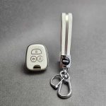 کاور ریموت سایپا (پراید - تیبا - کوییک) طرح چرم با بند ست - Image 6