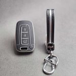 کاور ریموت هیوندایی و کیا سه دکمه طرح چرم با بند ست - Image 7