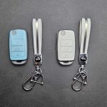 کاور ریموت چانگان کلید تاشو طرح چرم با بند ست