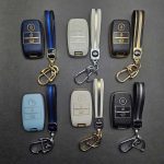 کاور ریموت کیا کیلس اپتیما - اسپرتیج - کادنزا - سورنتو طرح چرم با بند ست