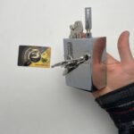 قفل کتابی کهن مدل گارد دار دو کلید دوشیار و 4 پر سایز 95 - Image 2