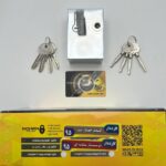 قفل کتابی کهن مدل گارد دار دو کلید دوشیار و 4 پر سایز 95 - Image 4