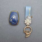 کاور ریموت ال نود و ساندرو طرح چرم با بند ست نگین دار - Image 2