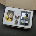 قفل کتابی کهن مدل گارد دار دو کلید دوشیار و 4 پر سایز 95