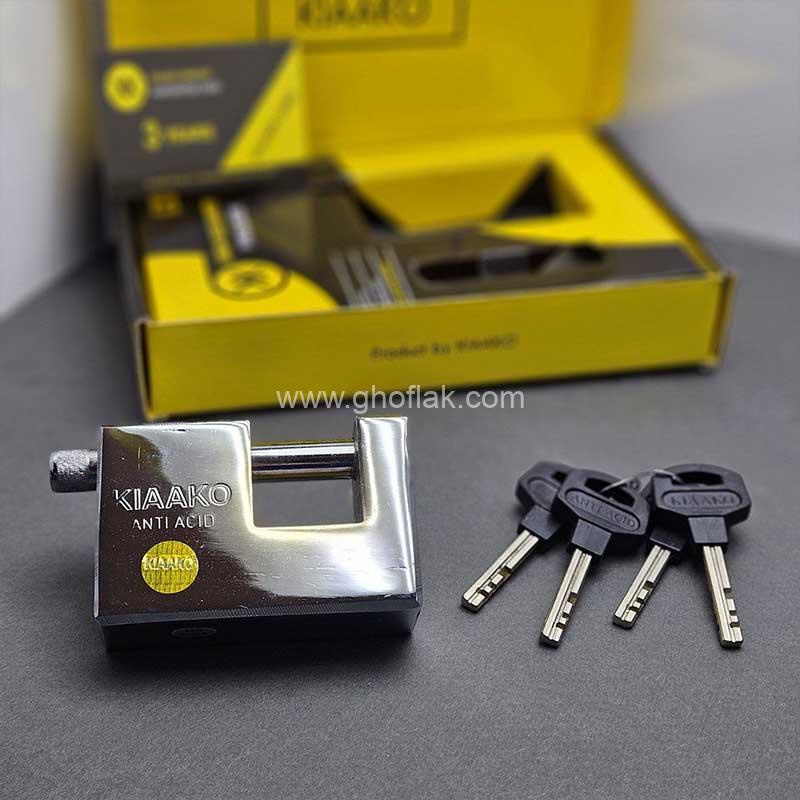قفل-کتابی-کیاکو-سایز-100-کلید-سولکسی-،-فولادی-و-ضد-برش-01 قفل کتابی کیاکو سایز 100 کلید سولکسی ، فولادی و ضد برش