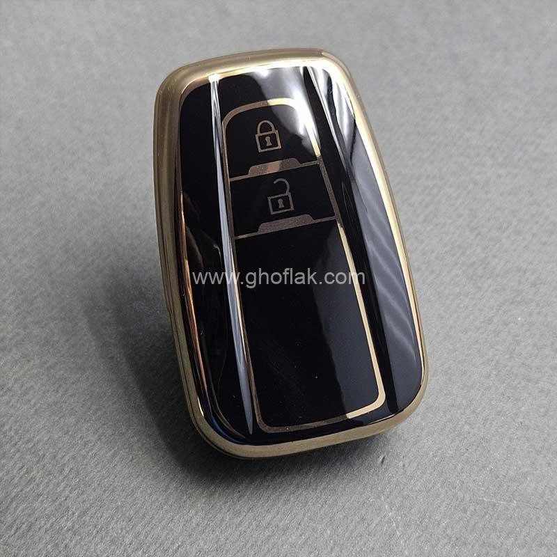 کاور-ریموت-تویوتا-C-HR-و-لوین-بنزینی-طرح-براق-دو-دکمه کاور ریموت تویوتا C-HR و لوین بنزینی طرح براق دو دکمه - Image 1