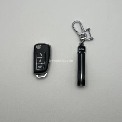 کاور ریموت نیسان تاشو جوک - مورانو - ایکس تریل و قشقایی کلید تاشو طرح چرم با بند ست